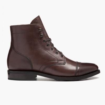 Thursday Boots Captain Schnürstiefel Damen Braun | DE21JEASO