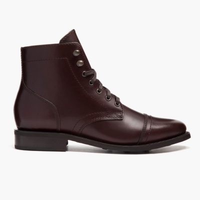 Thursday Boots Captain Schnürstiefel Damen Braun | DE25DNEJS