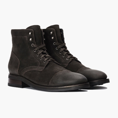 Thursday Boots Captain Schnürstiefel Herren Olivgrün | DE60GXOLZ