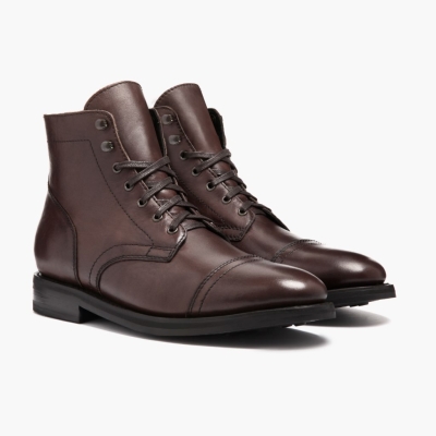 Thursday Boots Captain Schnürstiefel Herren Braun | DE96KCAFW