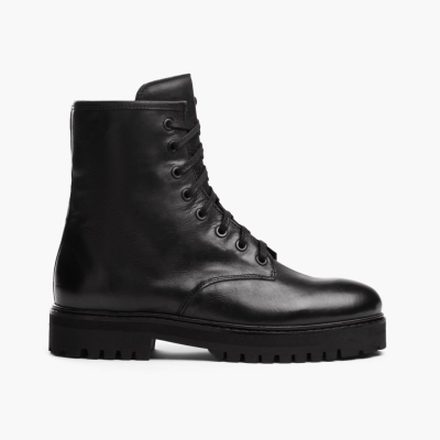 Thursday Boots Combat Schnürstiefel Damen Schwarz | DE37DOGLP