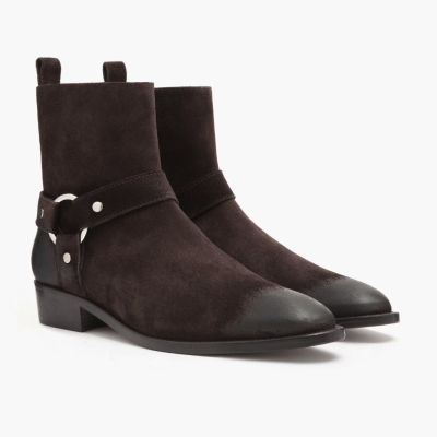 Thursday Boots Harness Chelsea Boots Herren Braun | DE30WBVIG