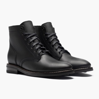 Thursday Boots President Schnürstiefel Herren Schwarz | DE65OAWZP