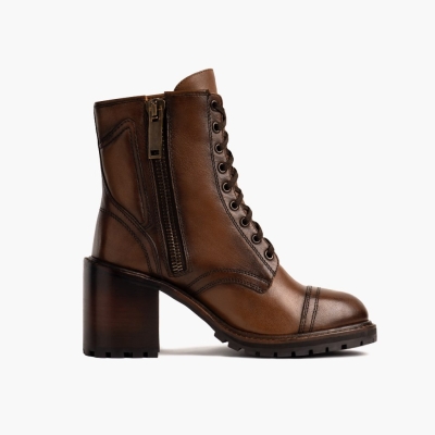 Thursday Boots Rebel High Heels Damen Braun | DE45UETGL